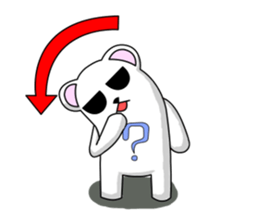 C-tan.(polar bear) for daily life. sticker #5405005