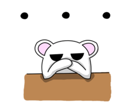 C-tan.(polar bear) for daily life. sticker #5405006