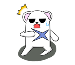 C-tan.(polar bear) for daily life. sticker #5405012