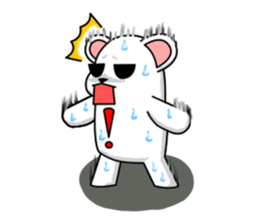 C-tan.(polar bear) for daily life. sticker #5405014