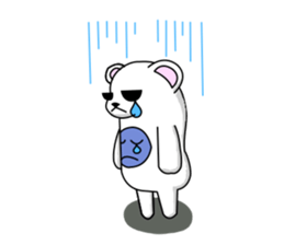 C-tan.(polar bear) for daily life. sticker #5405020