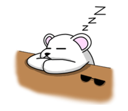C-tan.(polar bear) for daily life. sticker #5405042