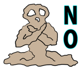 An unknown living entity amoeba sticker #5405171