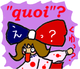 French girl [Franco-chan]-Japan- sticker #5405530