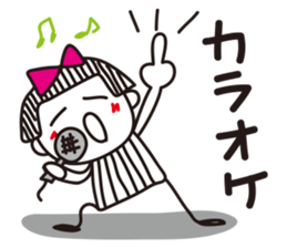 Stripe girl vol.8 sticker #5406430