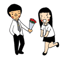 Mr.Sodsai & Ms.Lila sticker #5406592