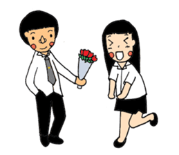 Mr.Sodsai & Ms.Lila sticker #5406592