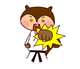 Karate Squirrel sticker #5406906