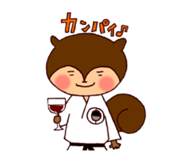 Karate Squirrel sticker #5406912