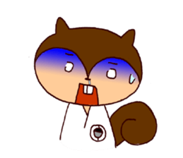 Karate Squirrel sticker #5406916