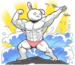 Rabbo the Muscle Rabbit 2: Reloaded sticker #5407244