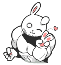 Rabbo the Muscle Rabbit 2: Reloaded sticker #5407247
