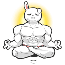 Rabbo the Muscle Rabbit 2: Reloaded sticker #5407249
