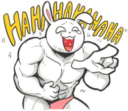 Rabbo the Muscle Rabbit 2: Reloaded sticker #5407252