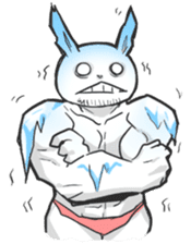 Rabbo the Muscle Rabbit 2: Reloaded sticker #5407265