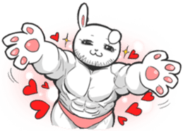 Rabbo the Muscle Rabbit 2: Reloaded sticker #5407268