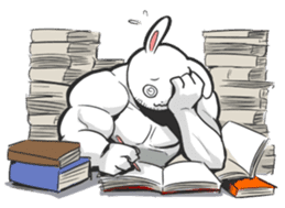 Rabbo the Muscle Rabbit 2: Reloaded sticker #5407274