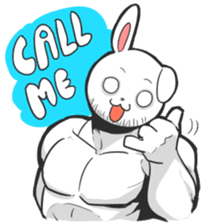 Rabbo the Muscle Rabbit 2: Reloaded sticker #5407276