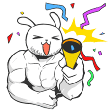 Rabbo the Muscle Rabbit 2: Reloaded sticker #5407281