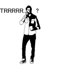 Mr.dressing up sticker #5407657