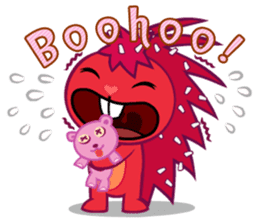 Happy Tree Friends Pretty Style By Keez Sticker Happy Tree Friends Pretty Style By Keez Sticker