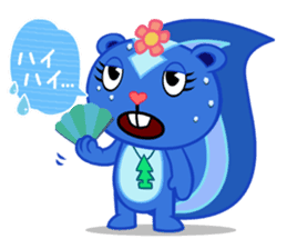 Happy Tree Friends Pretty Style By Keez Sticker Happy Tree Friends Pretty Style By Keez Sticker