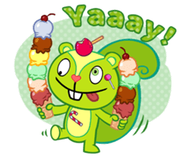 Happy Tree Friends Pretty Style By Keez Sticker Happy Tree Friends Pretty Style By Keez Sticker