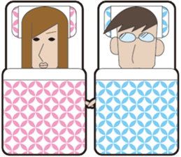 Couple sticker clumsy sticker #5408089