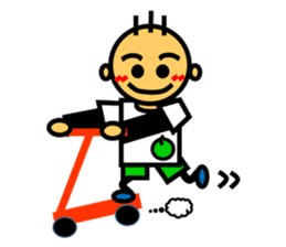 Rinta-kun is an active boy. sticker #5408204