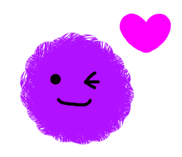 Lovely color ball sticker #5408425