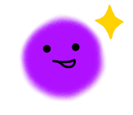 Lovely color ball sticker #5408427