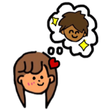 Love love cople sticker #5408626