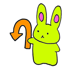 yazirusi usagi sticker #5409361