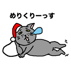 The Tamuras' cat (Xmas & New Year)