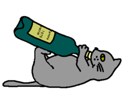 The Tamuras' cat (Xmas & New Year) sticker #5409659