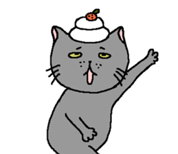 The Tamuras' cat (Xmas & New Year) sticker #5409672