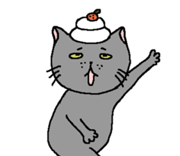The Tamuras' cat (Xmas & New Year) sticker #5409672
