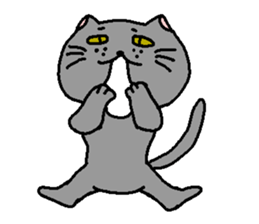 The Tamuras' cat (Xmas & New Year) sticker #5409673