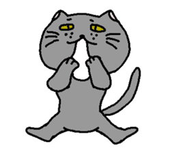 The Tamuras' cat (Xmas & New Year) sticker #5409673