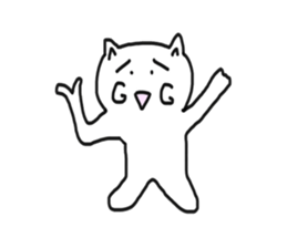 honwaka cat 5 sticker #5409688