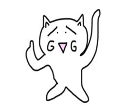 honwaka cat 5 sticker #5409689