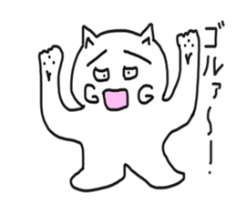 honwaka cat 5 sticker #5409692