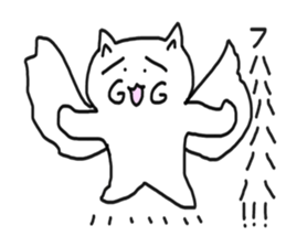 honwaka cat 5 sticker #5409700