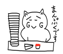 honwaka cat 5 sticker #5409706