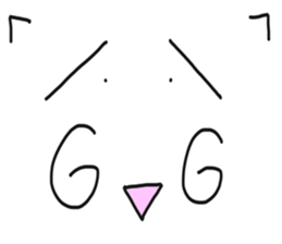 honwaka cat 5 sticker #5409722