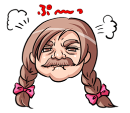 Barbel Maiden ~Braid hair version~ sticker #5410006