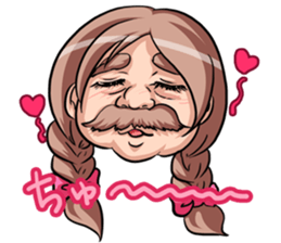 Barbel Maiden ~Braid hair version~ sticker #5410014