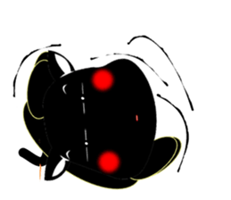 Cute of the Dog - Black Dog sticker #5410051