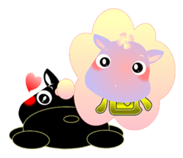 Cute of the Dog - Black Dog sticker #5410061