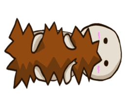 Porcupine and spiny daily life sticker #5410171